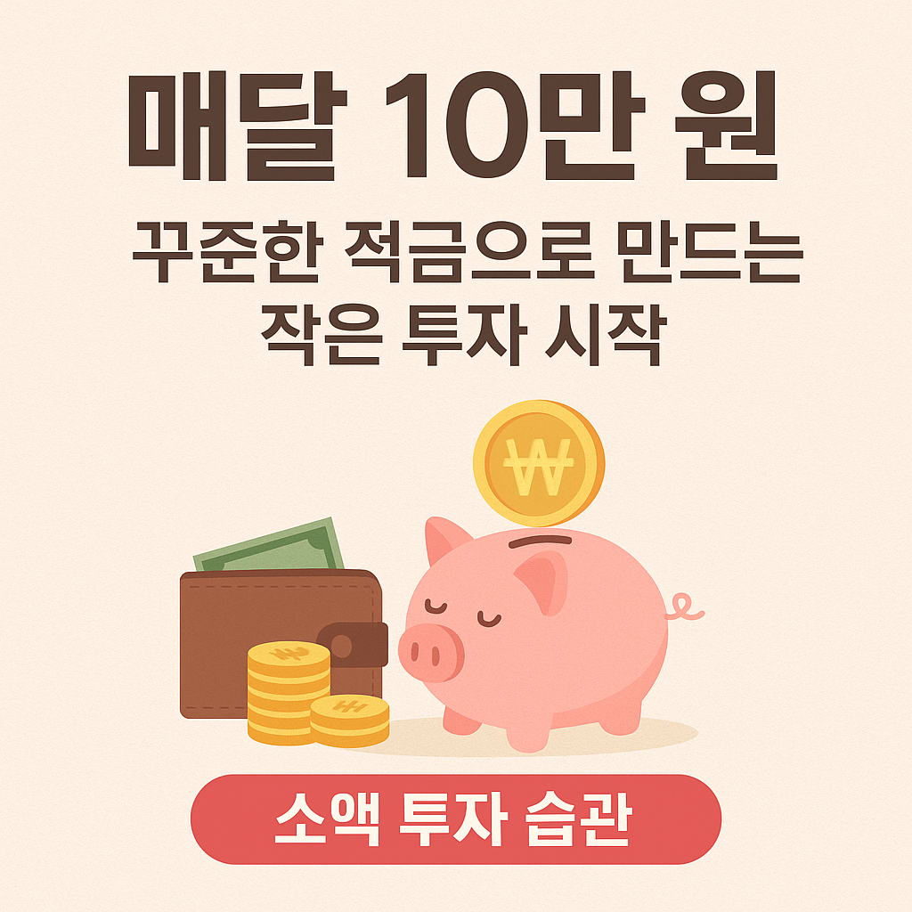 적금으로 시작하는 작은 투자