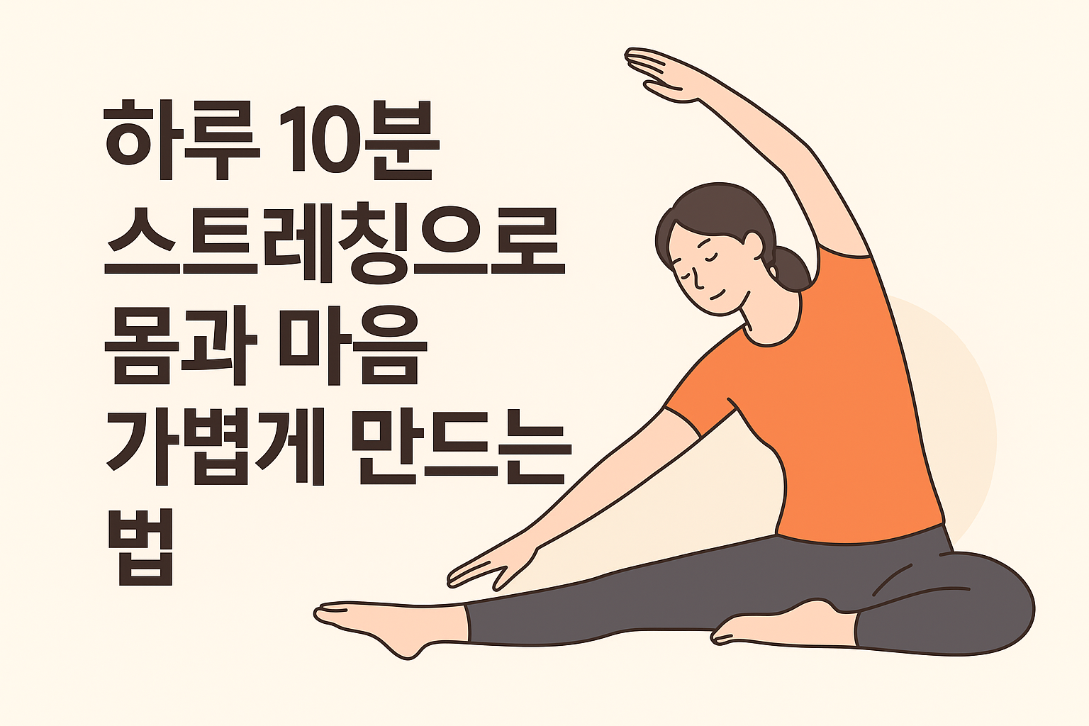 스트레칭으로 몸과 마음을 가볍게 만드는 법