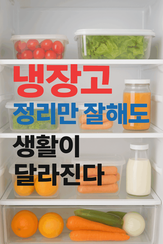 냉장고 정리만 잘해도 생활이 달라진다 2 냉장고 정리