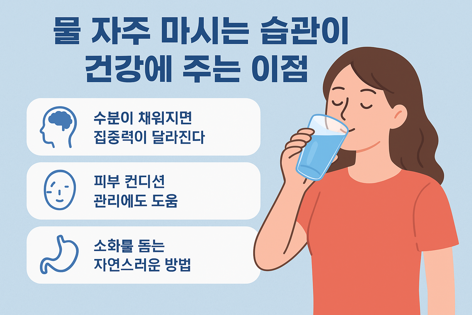 물 자주 마시는 습관