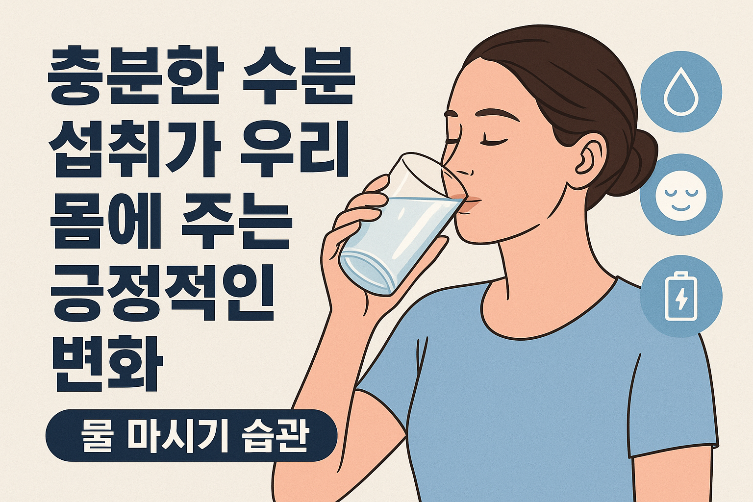 충분한 수분 섭취