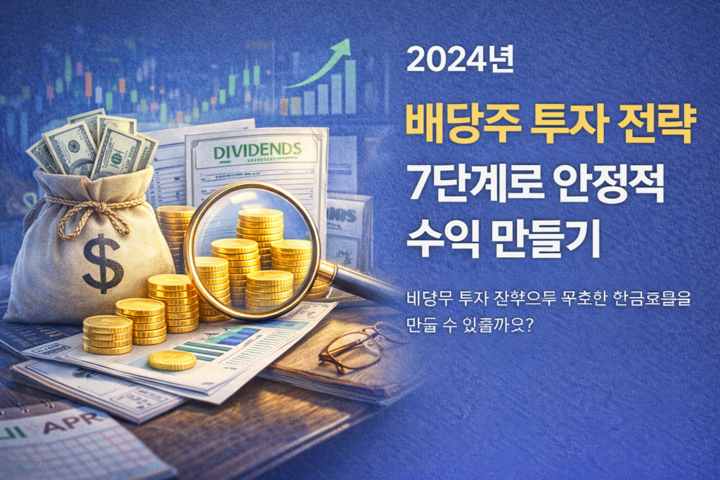 배당주 투자 전략 7단계로 안정적 수익 만들기 2 배당주 투자 전략