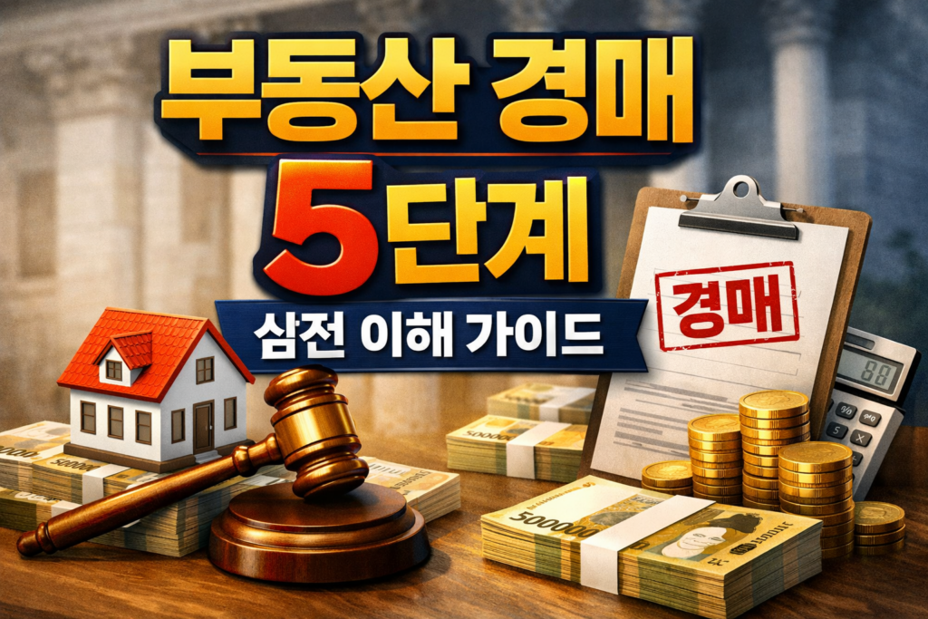 부동산 경매 5단계 실전 이해 가이드