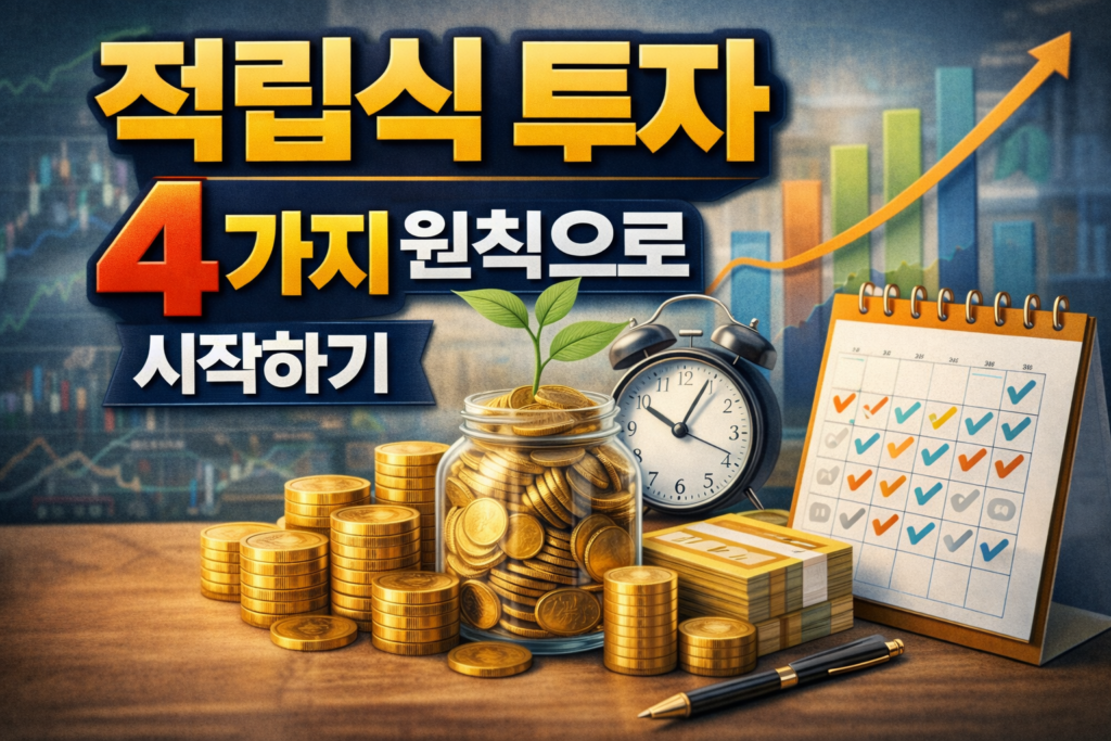 적립식 투자 4가지 원칙으로 시작하기 2 적립식 투자 4가지 원칙으로 시작하기