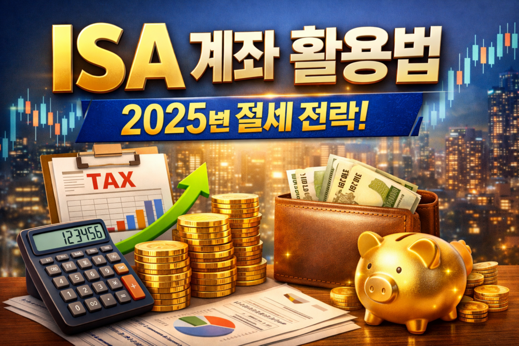 ISA 계좌 활용법 2025년 절세 전략 2 ISA 계좌 활용법 2025년 절세 전략