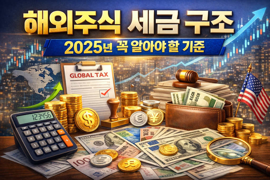 해외주식 세금 구조 2025년 꼭 알아야 할 기준 2 해외주식 세금 구조