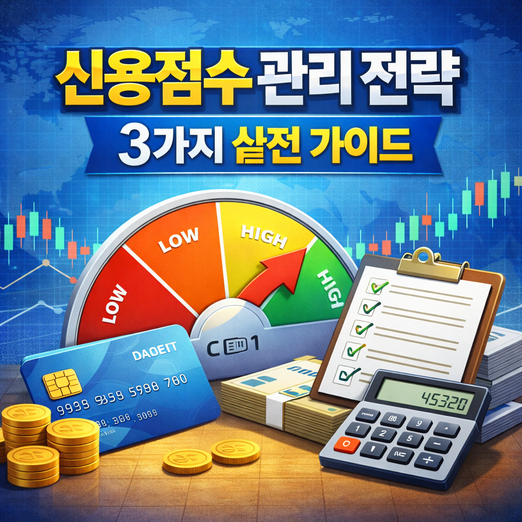 신용점수 관리 전략