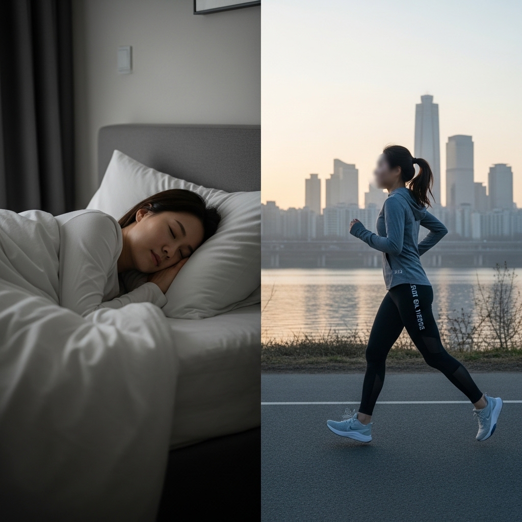 수면이 기록을 망치는 과정