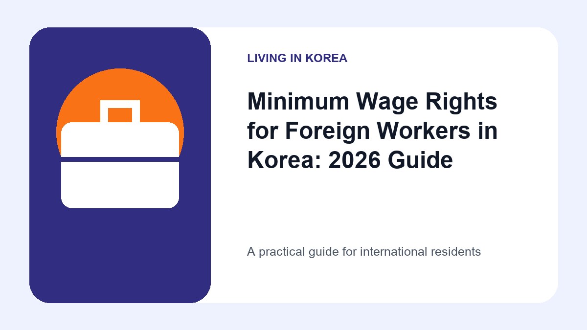 Illustrated guide to Minimum Wage Rights for Foreign Workers